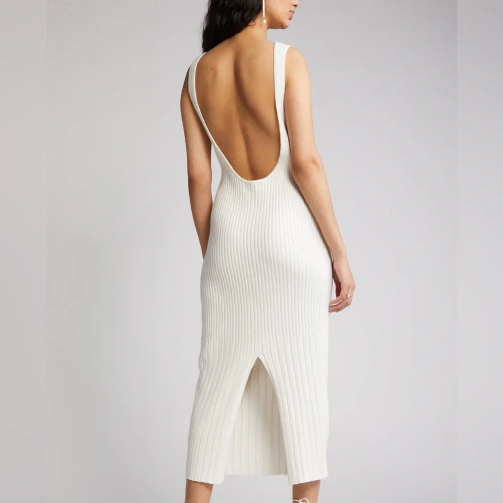 🤎 Open Edit Ribbed Sweater Tank Tan 🤎 - Picture 2 of 5